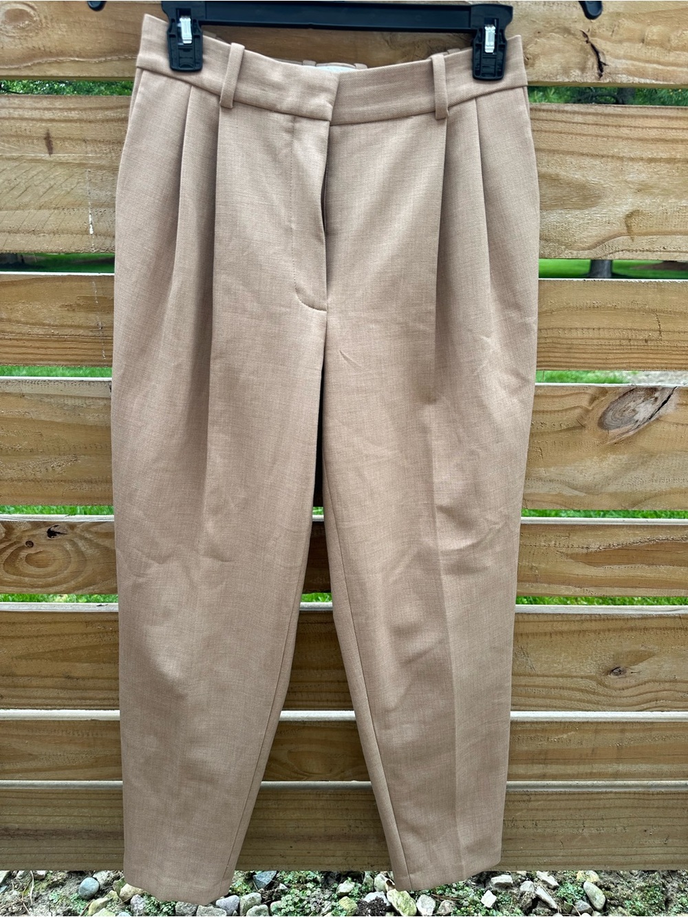 Babaton Men's Pleated Chinos in Light Tan - Picture 5 of 5